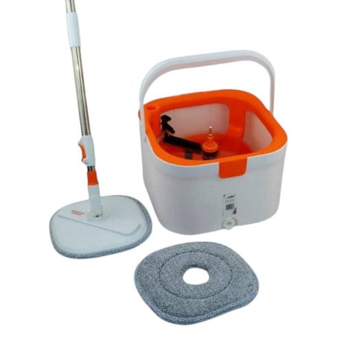 ممسحة لتنظيف الارضيات مع عصر وتنشيف مع غيارين WI-0...
