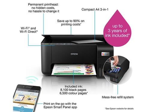 طابعة ابسون EPSON EcoTank L3250