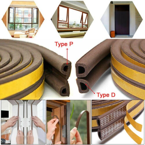 شريط لاصق عازل للغبار والماء والضوضاء للأبواب والن...