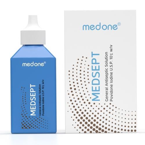ميدون ميدسيبت محلول مطهر عام بوفيدون ايودين 60 مل
