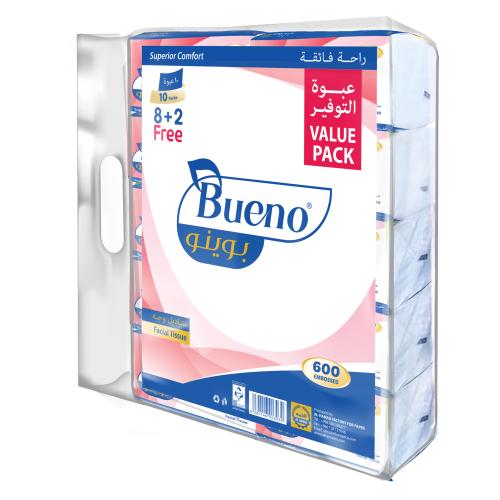 مناديل بوينو 600 منديل 10 عبوات Bueno