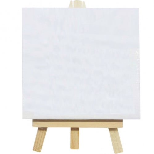 لوحة كانفس مع حامل 10*10 سم BOOKEY BQ-6127