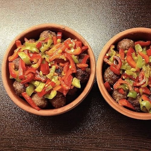 صحن فخار 15.5 سم