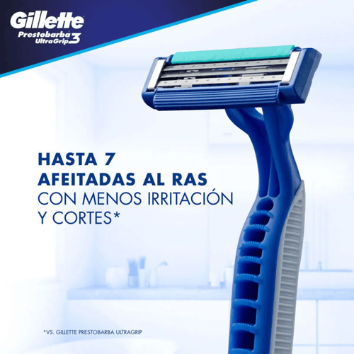 موس حلاقة 3 شفرات قطعتين Gillette