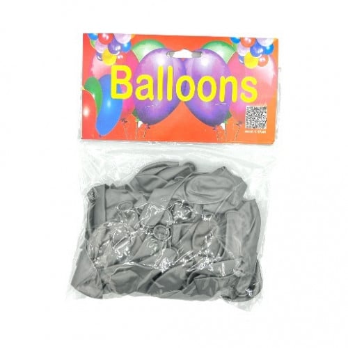 بالون اسباني 50 حبة - لون رصاصي