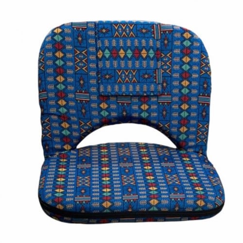 كرسي رحلات ( جلسة ارضية ) قابل للطي نقش عسيري