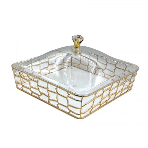 صحن تقديم كيك اكريليك YIIN LM325-29