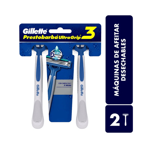 موس حلاقة 3 شفرات قطعتين Gillette