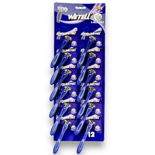 موس حلاقة 3 شفرات 12 قطعة REXO WT82868
