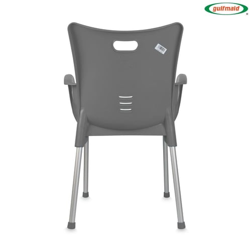 كرسي بلاستيك مودرن رصاصي gulfmaid HW0700402