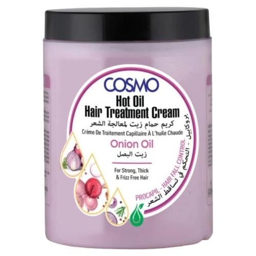 كريم حمام زيت لمعالجة الشعر زيت البصل 1000 مل COSM...