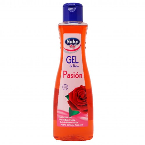 جل استحمام بخلاصة الورد الطبيعي 750 مل Nuky