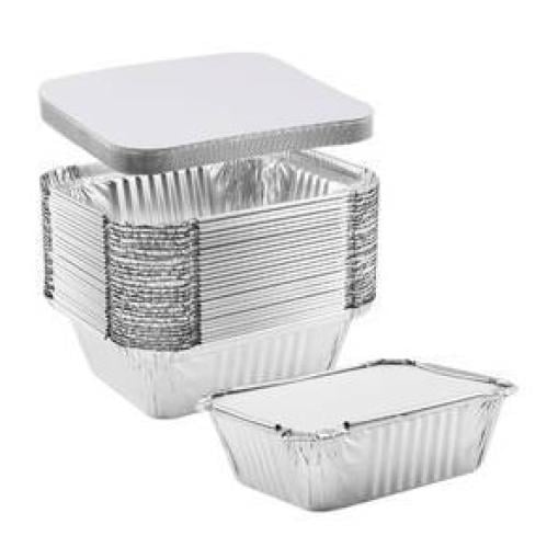 صحن قصدير بغطاء 10 حبات 6012