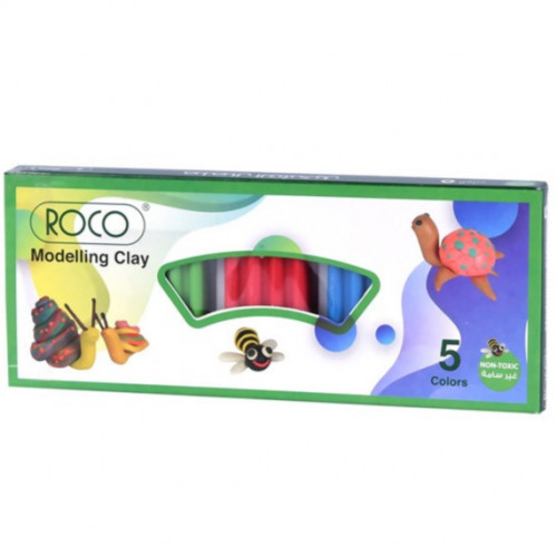 صلصال التشكيل 5 الوان روكو RQ-19205