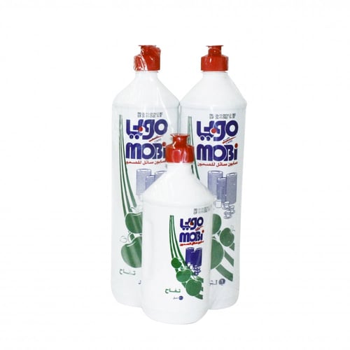 موبي سائل غسيل للصحون بالتفاح حبتين 1 لتر + 500 مل...