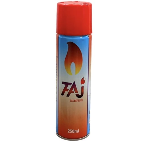 غاز تعبئة الولاعات 250 مل 130 جرام FAJ