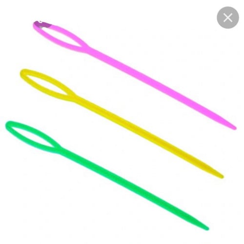 إبرة خياطة بلاستيك للاطفال