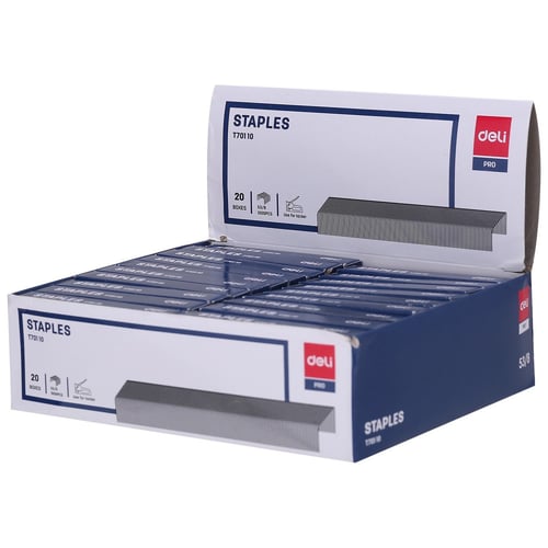 دبابيس دباسة مسدس مقاس 53/08 deli (حبة-كرتون)