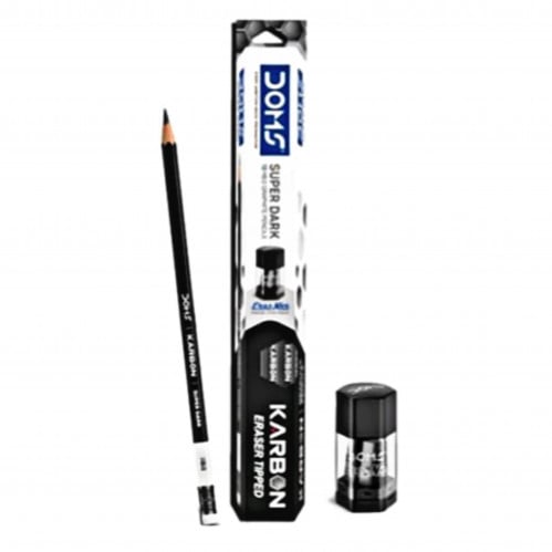 قلم رصاص 12 حبة مع براية DOMS 8492 HB2