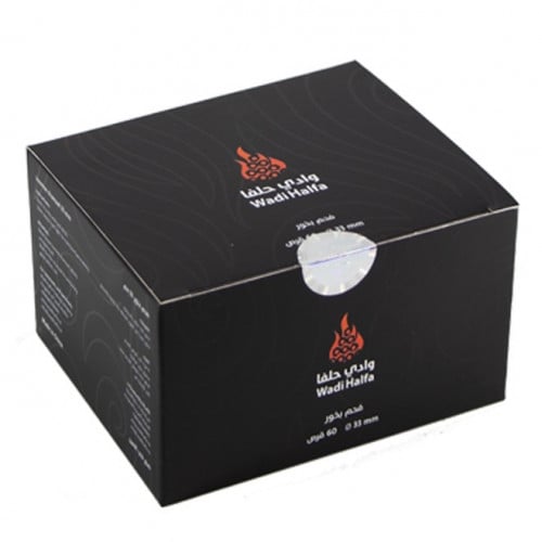 فحم بخور سريع الاشتعال 60 قرص 33 ملم وادي حلفا