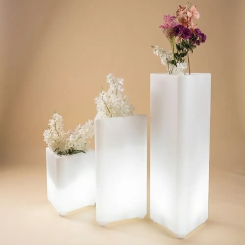 طقم الاحواض الملثلث الطولي LED