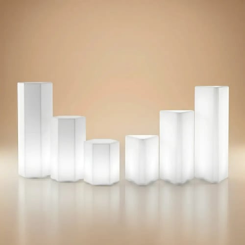طقم ستاند مثلث +طقم ستاند عریض إضاءة LED