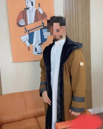 فروة رجالية شتوية فاخرة بخامة دافئة