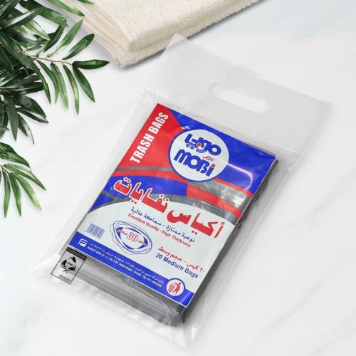 أكياس نفايات 30 جالون أسود مسفط (20*5) حبة للتخلص...