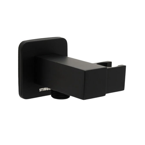 كوع مخرج شطاف مربع اسود ستينجر