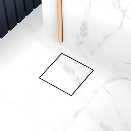 صفاية بلاط مخفية 15*15 دوكس ستانل ستيل