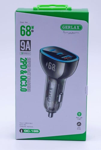 شاحن سيارة Gerlax GC-18S سريع