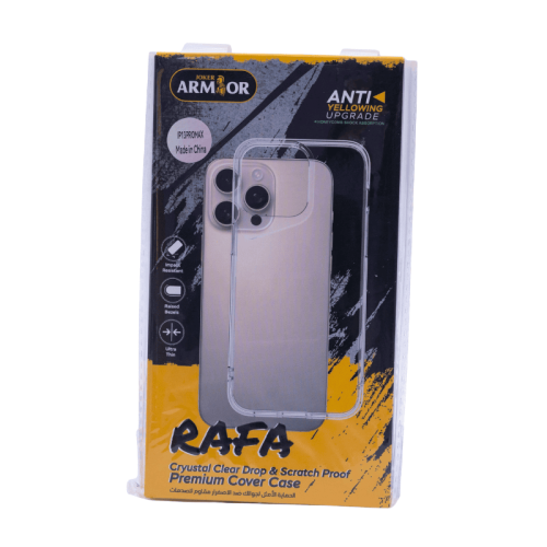 جراب حماية Joker Armor RAFA Crystal Clear لأيفون 1...