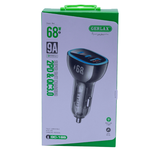 شاحن سيارة Gerlax GC-18S سريع