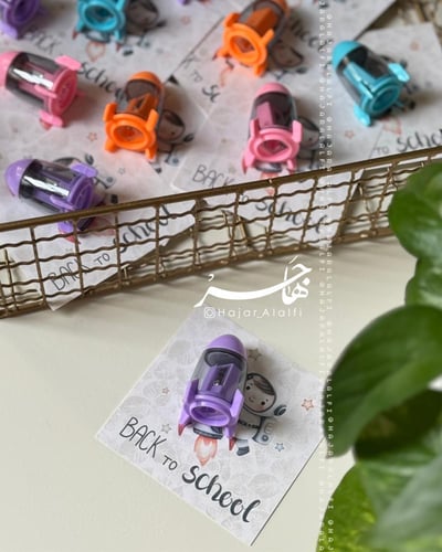 براية على شكل صاروخ فضائي