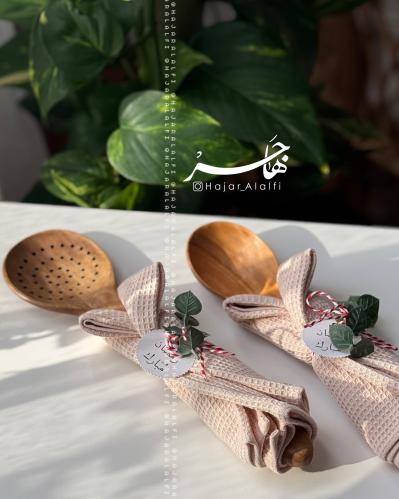 ملعقة ( دفء الخشب )