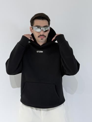 بلوفر أسود - Black Hoodie