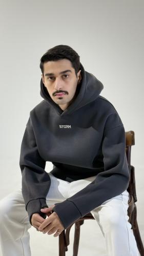 بلوفر رمادي - Grey Hoodie