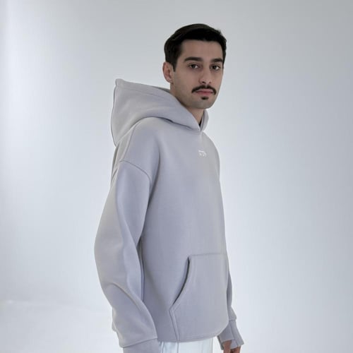 بلوفر رمادي فاتح - Light Grey Hoodie