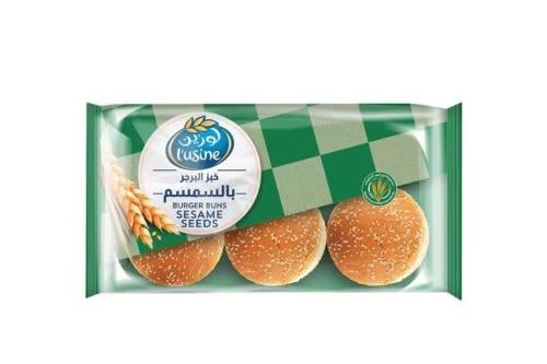 لوزين خبز برجر بالسمسم 400 جم