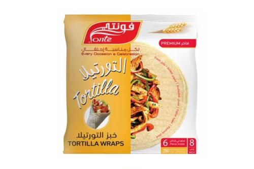 فونتي تورتيلا سادة 250 جم