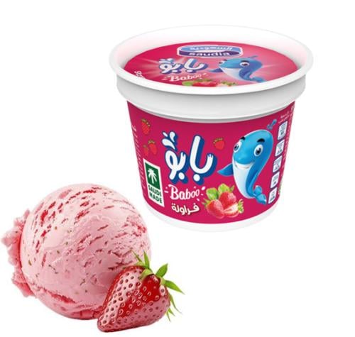السعودية ايس كريم بابو كوب فراولة 100 مل