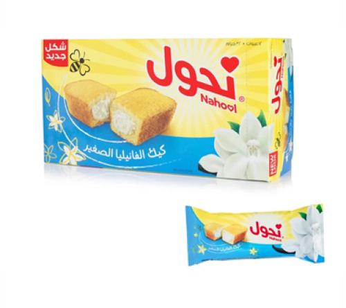 نحول كيك مني رول بالفانيلا 28 جم 12 حبة