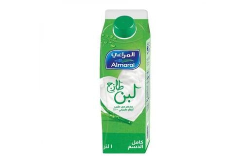 المراعي لبن كامل الدسم 1 لتر