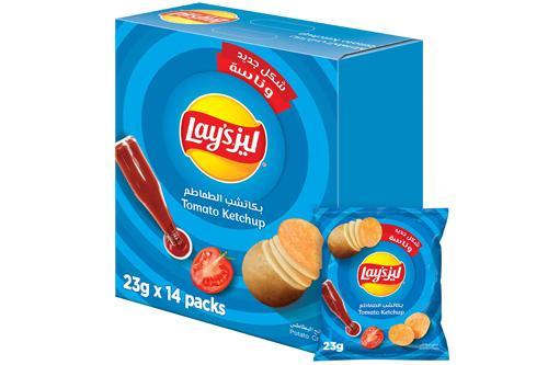 ليز كاتشب 21 جرام كيس 12 حبة