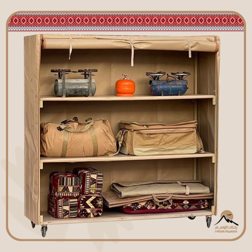 دولاب تخزين مقاس 2x2 العمق 70 قماش كوري