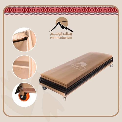 دولاب تخزين مقاس 2x2 العمق 70 قماش كوري