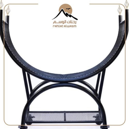 حامل حطب كبير مقوس - تصميم عملي لتحمل الأوزان الكب...