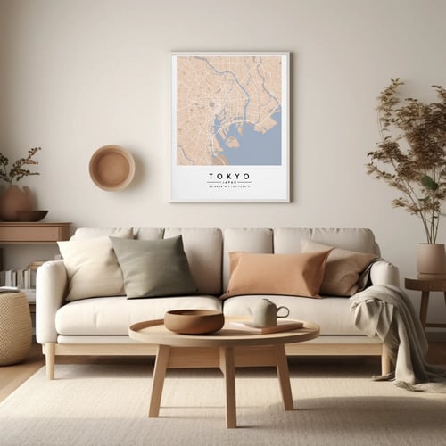 لوحة كانفس مدينة طوكيو