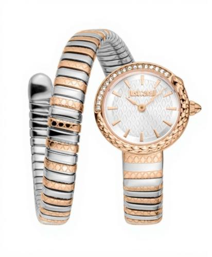 Just Cavalli Enchanting Snake silver with rose gol...