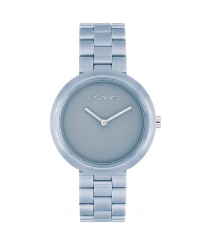 Calvin Klein CK Pure watch blue ceramic for women